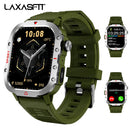 LAXASFIT Men’s Smart Fitness Watch 1.71” Screen LED Flashlight Bluetooth Calling
