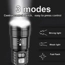 100000LM Super Bright Rechargeable LED Torch Long Range Tactical Flashlight Waterproof