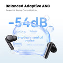 HAYLOU Flowbuds N55 Wireless Earbuds 54dB Adaptive ANC Bluetooth 6.0 LDAC Hi-Res Audio