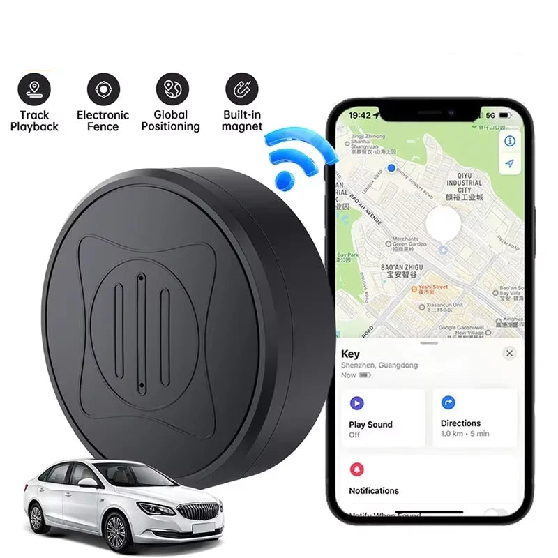 TrackGuard Pro GPS Finder – Smart Magnetic Bluetooth Tracker for Cars, Pets, Kids & Bags