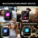 EliteTrack 1.83 Smart Watch – Sports Watch Message Notifications for iPhone & Android