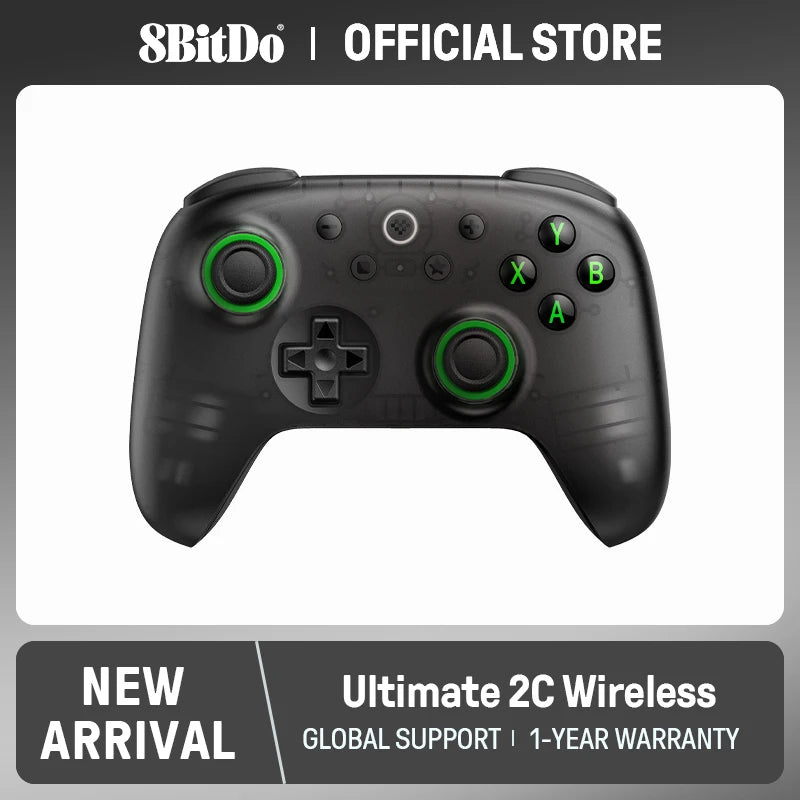 8BitDo Ultimate 2C Wireless Gaming Controller – Multi-Platform PC, Steam Deck & Android Gamepad