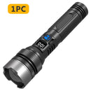 100000LM Super Bright Rechargeable LED Torch Long Range Tactical Flashlight Waterproof