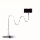 FlexiView Gooseneck Phone Holder with Long Arm Clamp for Bedside & Desk Use