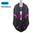 LumiGlide RGB Wireless Ergonomic Gaming Mouse – Silent Click 1600 DPI for PC, Mac & Laptops