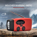 2000mAh Emergency Solar Radio with LED Light USB Rechargeable Portable FM/AM
