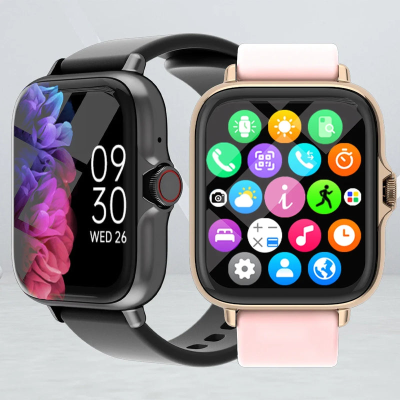 EliteTrack 1.83 Smart Watch – Sports Watch Message Notifications for iPhone & Android
