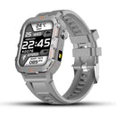 LAXASFIT Men’s Smart Fitness Watch 1.71” Screen LED Flashlight Bluetooth Calling