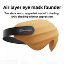 NightVault 3D Sleep Aid Mask – Ultra Soft Blackout Travel Eye Cover for Adults