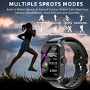 EliteTrack 1.83 Smart Watch – Sports Watch Message Notifications for iPhone & Android