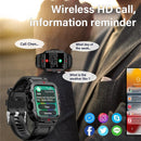 LAXASFIT Men’s Smart Fitness Watch 1.71” Screen LED Flashlight Bluetooth Calling