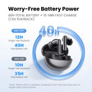 HAYLOU Flowbuds N55 Wireless Earbuds 54dB Adaptive ANC Bluetooth 6.0 LDAC Hi-Res Audio