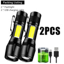 100000LM Super Bright Rechargeable LED Torch Long Range Tactical Flashlight Waterproof