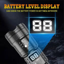 100000LM Super Bright Rechargeable LED Torch Long Range Tactical Flashlight Waterproof