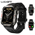 LAXASFIT Men’s Smart Fitness Watch 1.71” Screen LED Flashlight Bluetooth Calling
